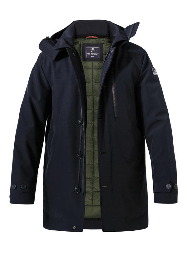 N.Z.A., Parka, Mikrofaser wasserabweisend, navy
