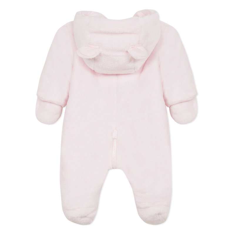 Pilote fausse fourrure rose pâle naissance Absorba