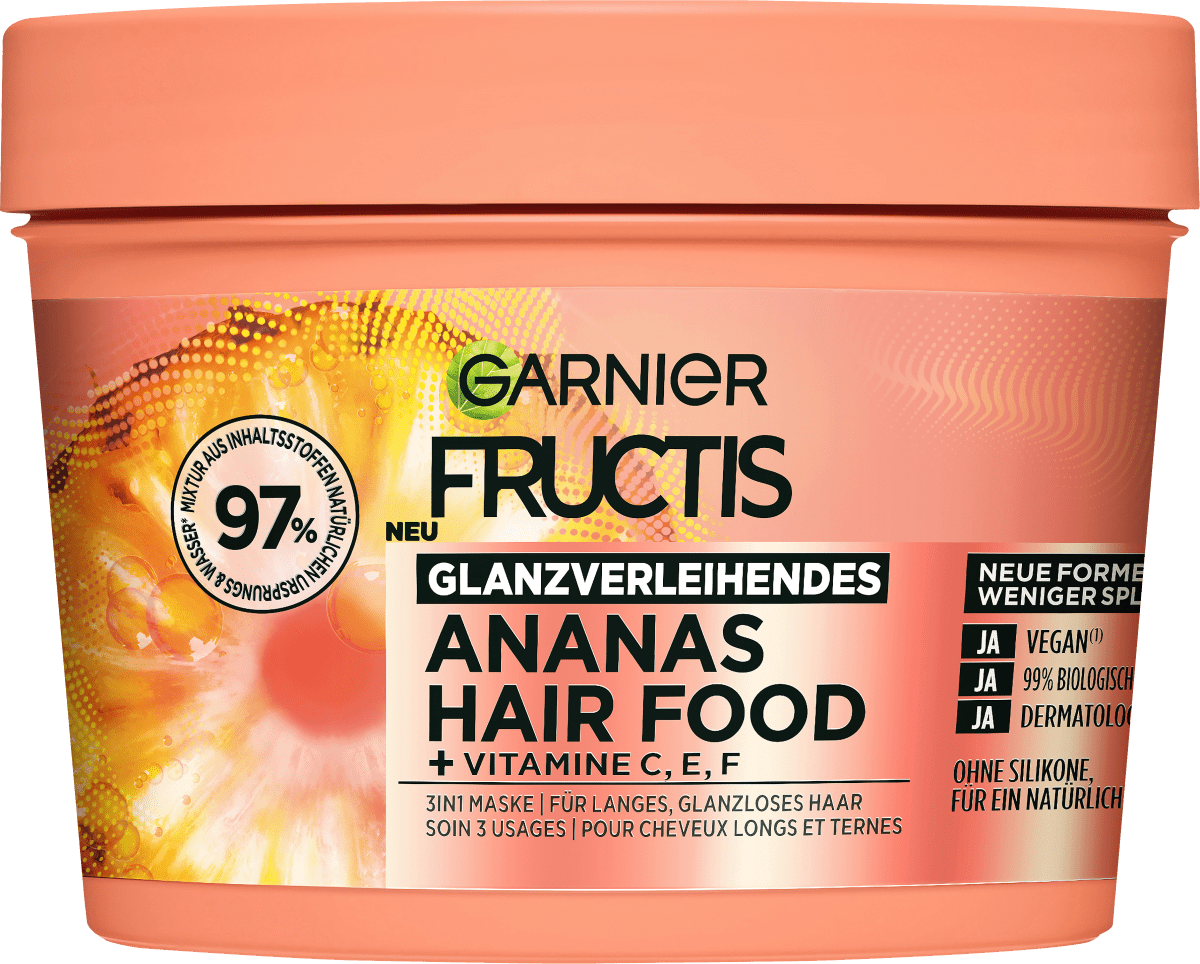 Haarkur Ananas Hair Food 3in1 Maske, 400 ml