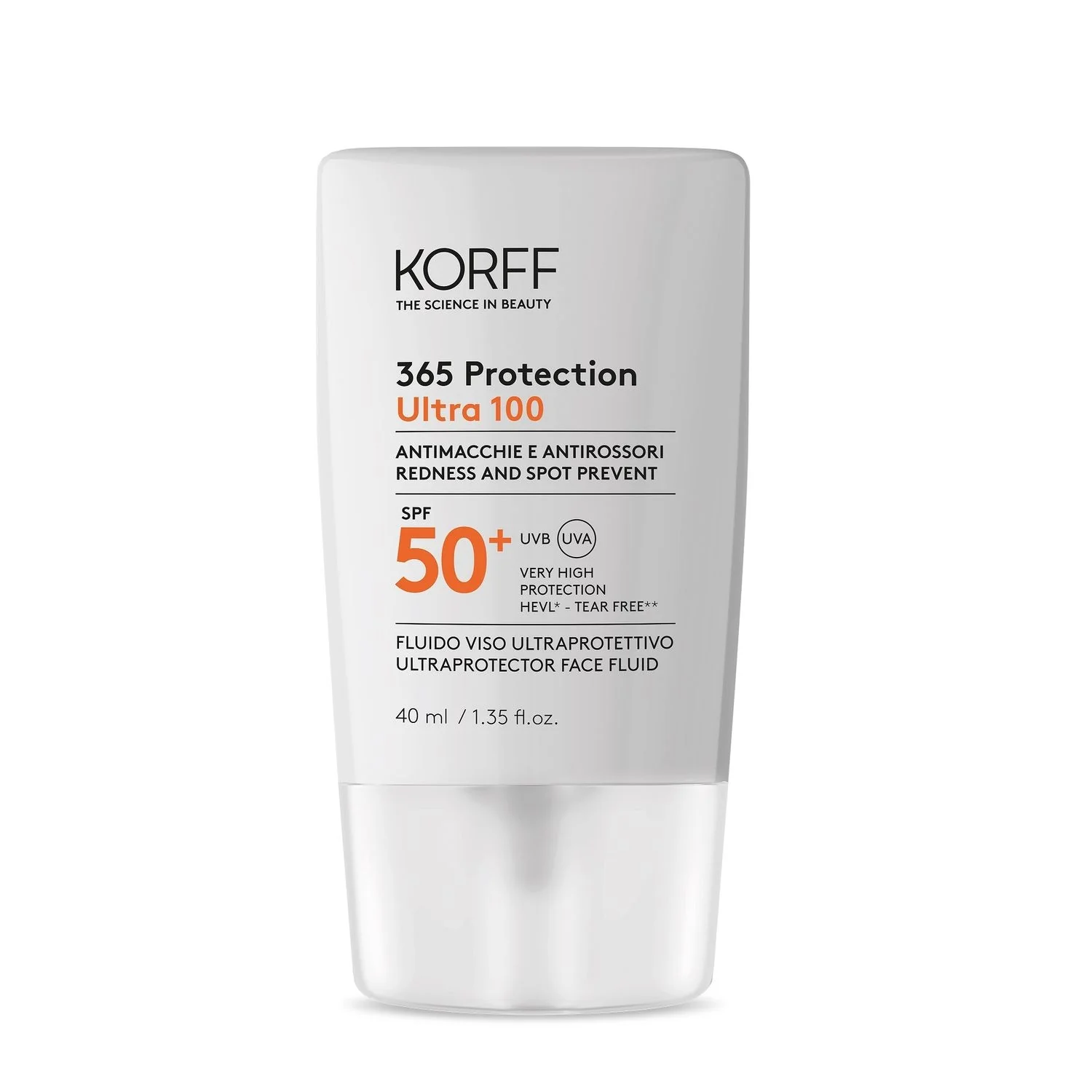 Sun Care 365 Protection Ultra 100 Fluido Facial Ultraprotector SPF50+ - Protector solar facial de alta protección.