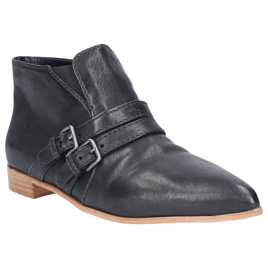Miu Miu - Cowboy-/ Bikerstiefeletten Kalbsleder - schwarz