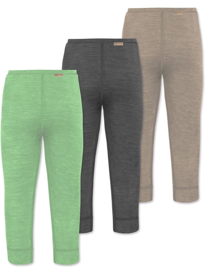 Normani Outdoor Sports 3er Pack Baby Merino Hose Unterhose „Tihoi