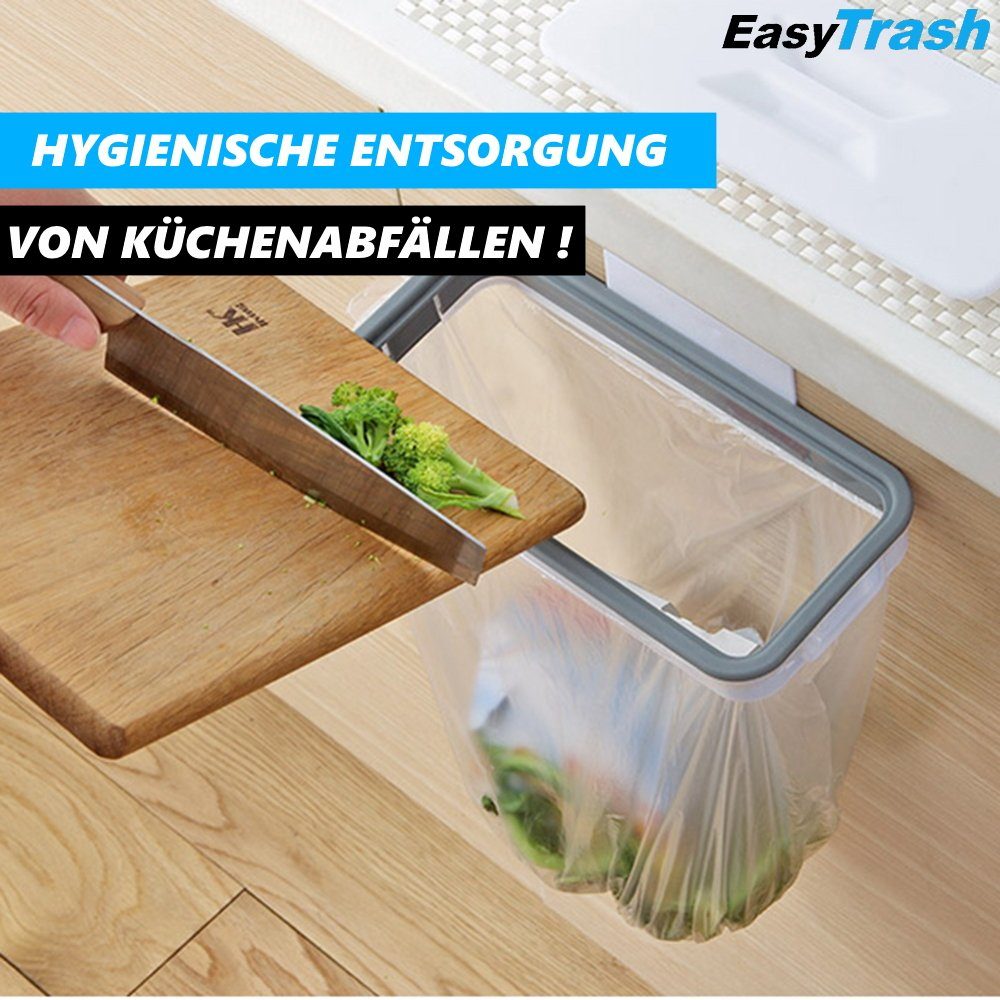 MAVURA Mülleimer EasyTrash Müllsackhalter Hängender Müllsack Einbau Abfallsammler, Mülltrenner Mülltrennsystem Abfalltrenner Küche