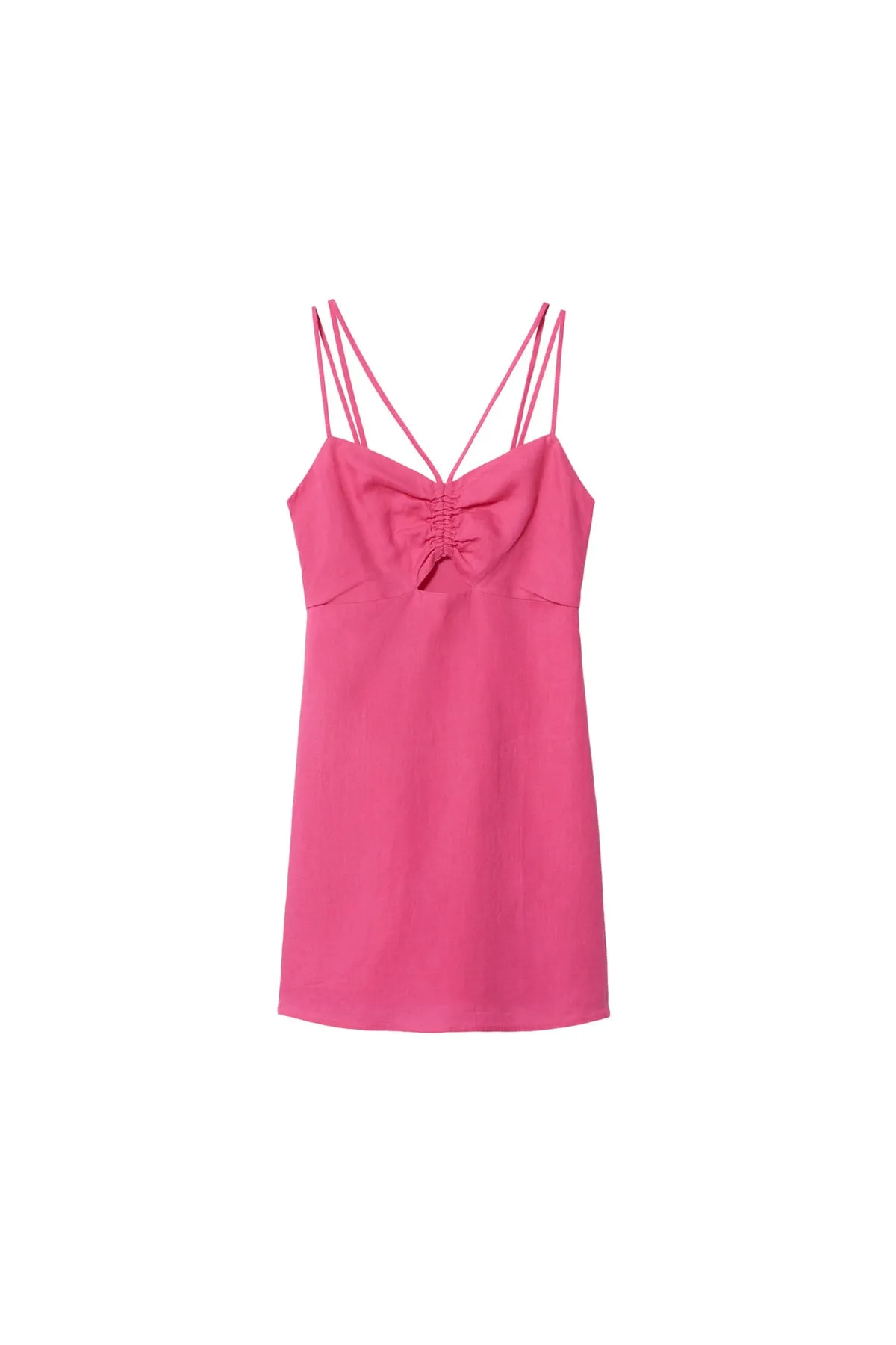 MANGO  Fuchsia Damenkleid 37050255