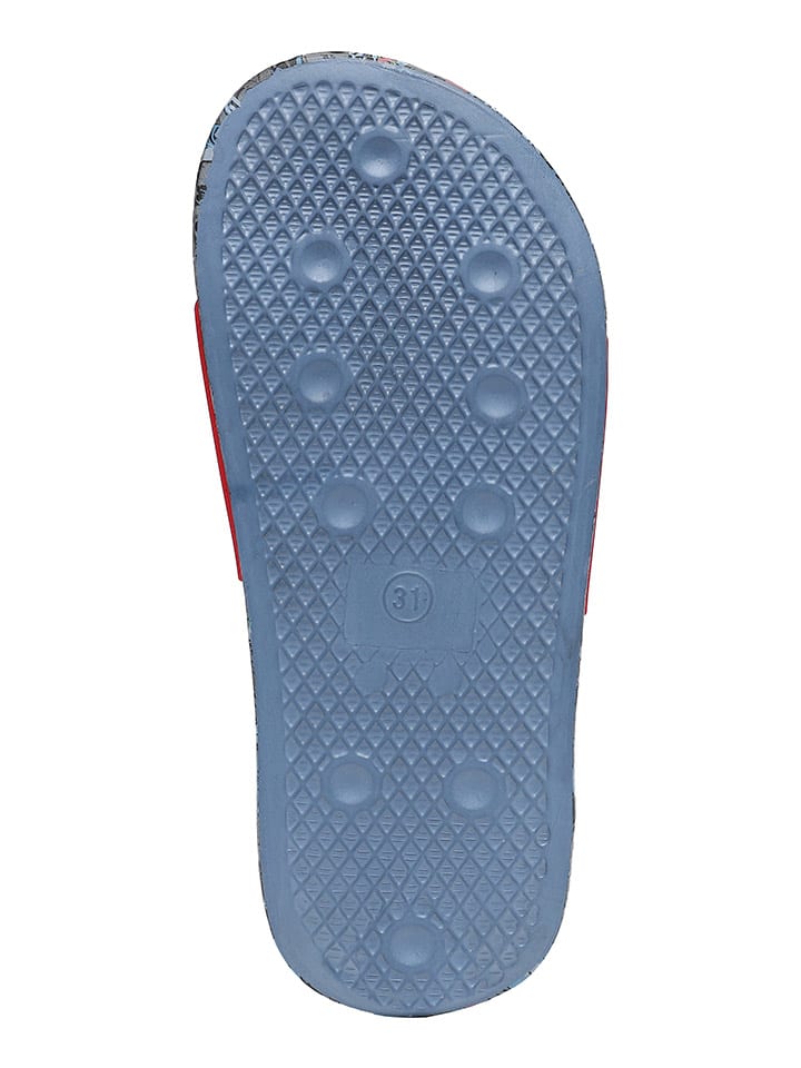 Kangaroos Pantoletten in Rot/Blau günstig kaufen