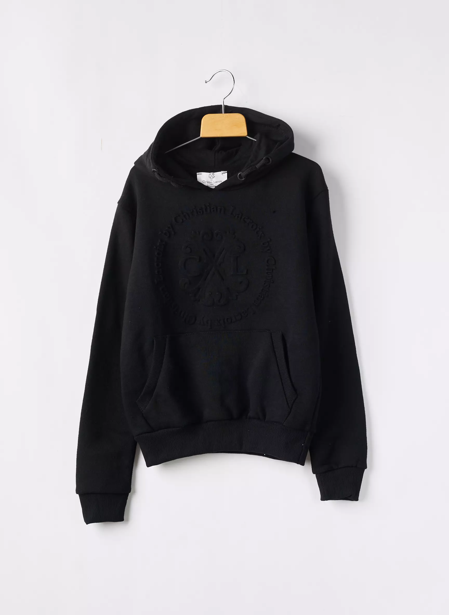 Christian Lacroix Junior Sweat Capuche Enfant couleur noir