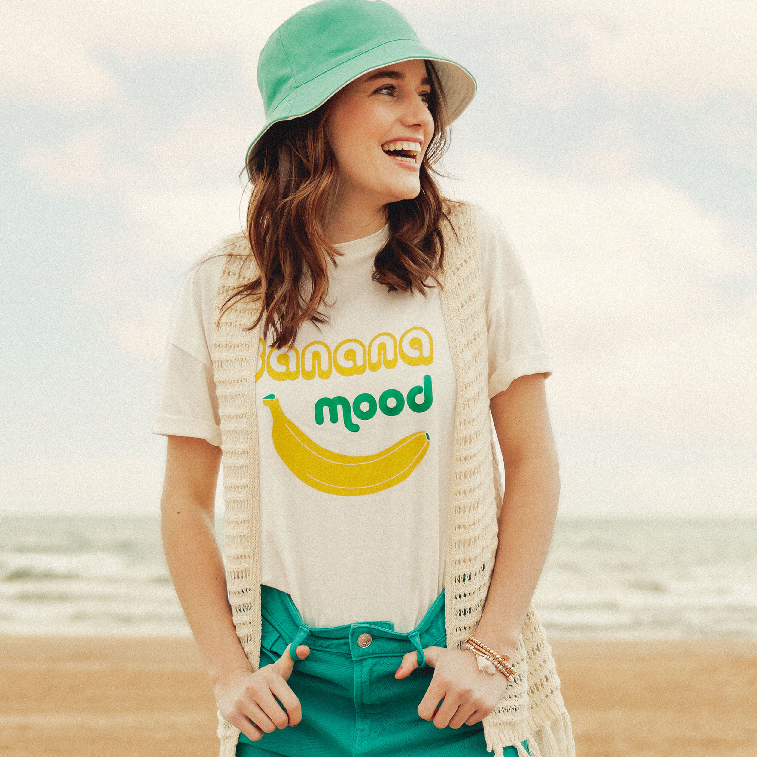 T-shirt manches courtes ecru femme | Cache Cache