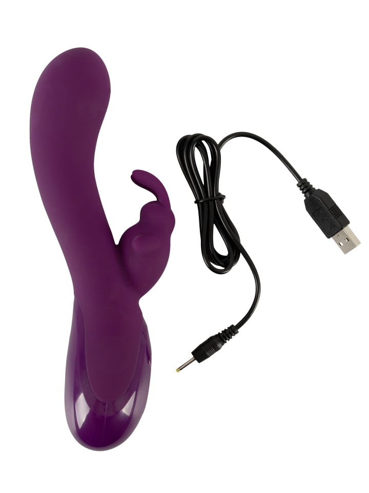 Sweet Smile Rabbitvibrator G-Spot Rabbit Vibrator in lila günstig kaufen 21,2 cm