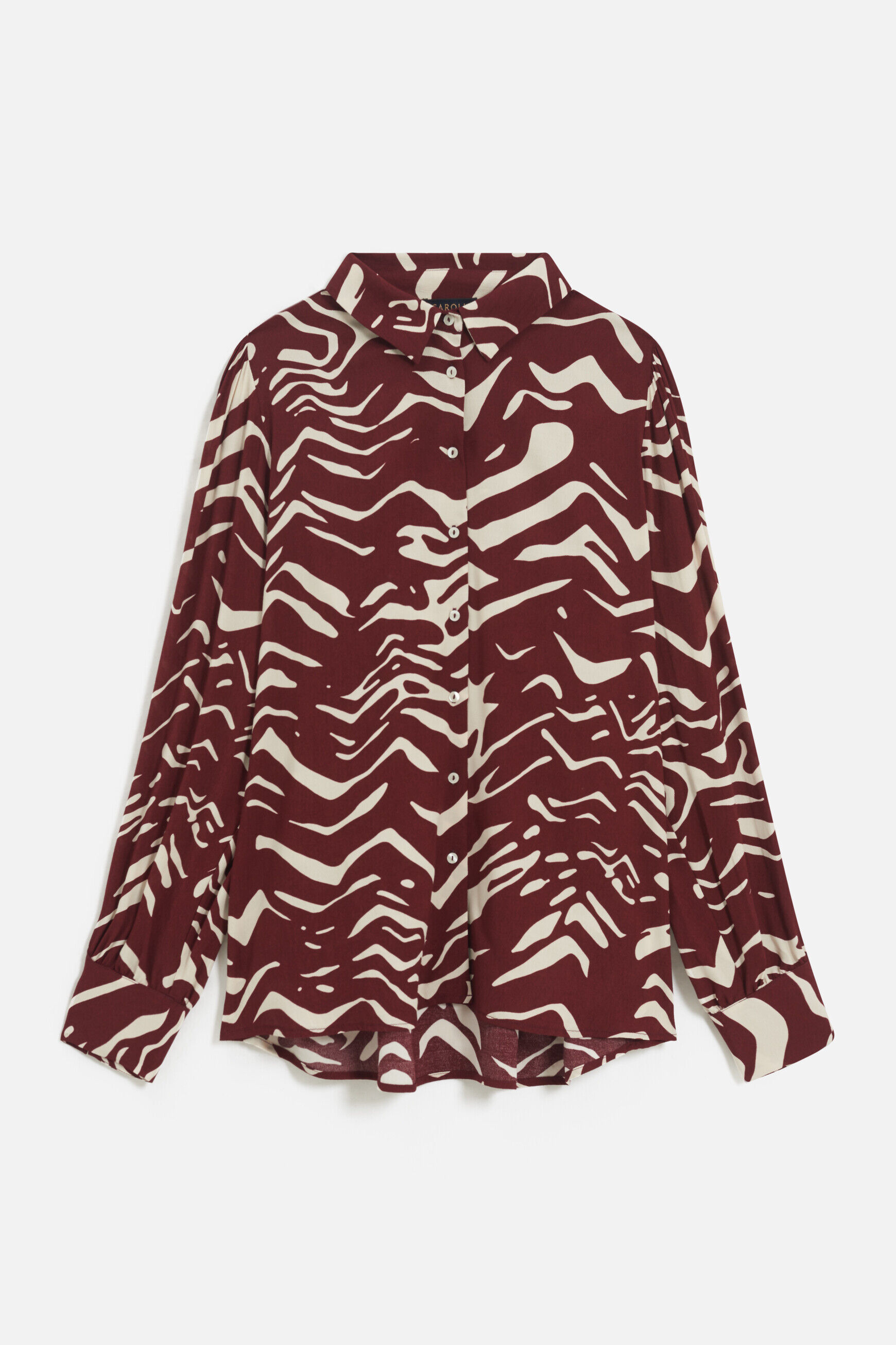 Chemisier chelene bordeaux femme