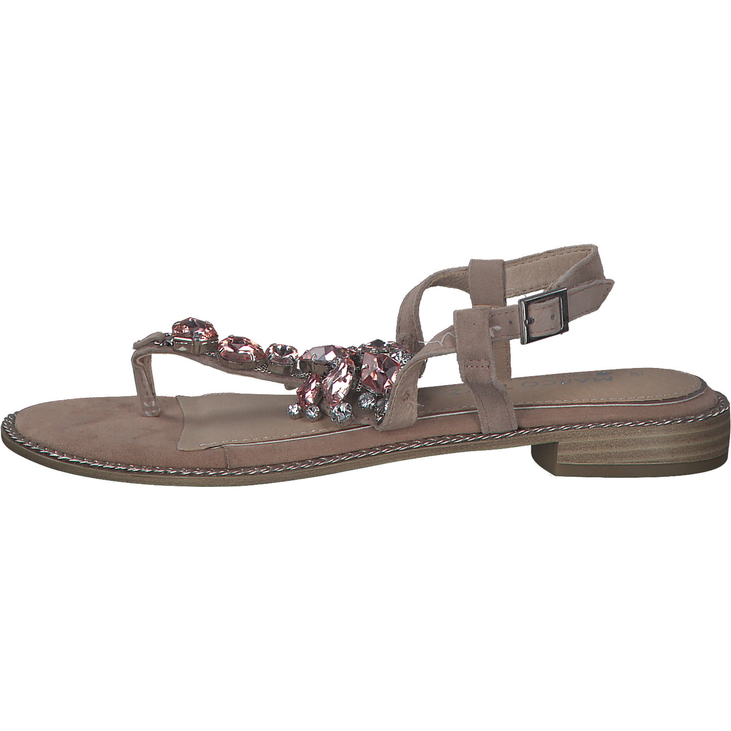 Marco Tozzi 88100, Klassische Sandalen, Damen, Rosa/Beige comb
