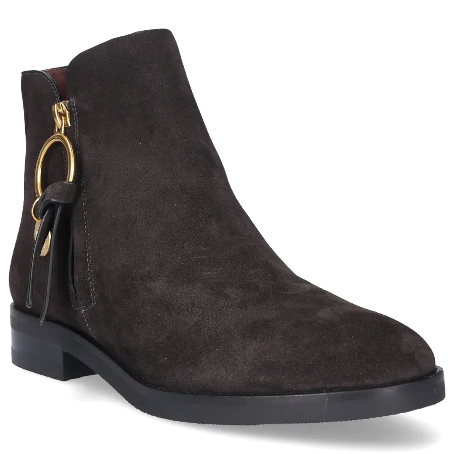 SEE BY CHLOÉ - Stiefeletten SB331 Veloursleder - grau