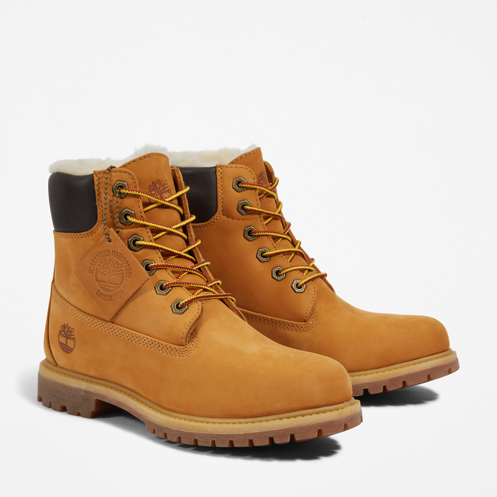 Timberland 6in Premium Shearling Lined WP 6 Inch Boot TB0A19TE2311 / braun