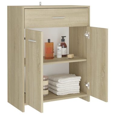 möbelando Badkommode Hohenwarthe (B/H/T: 60x80x33 cm), in Sonoma-Eiche