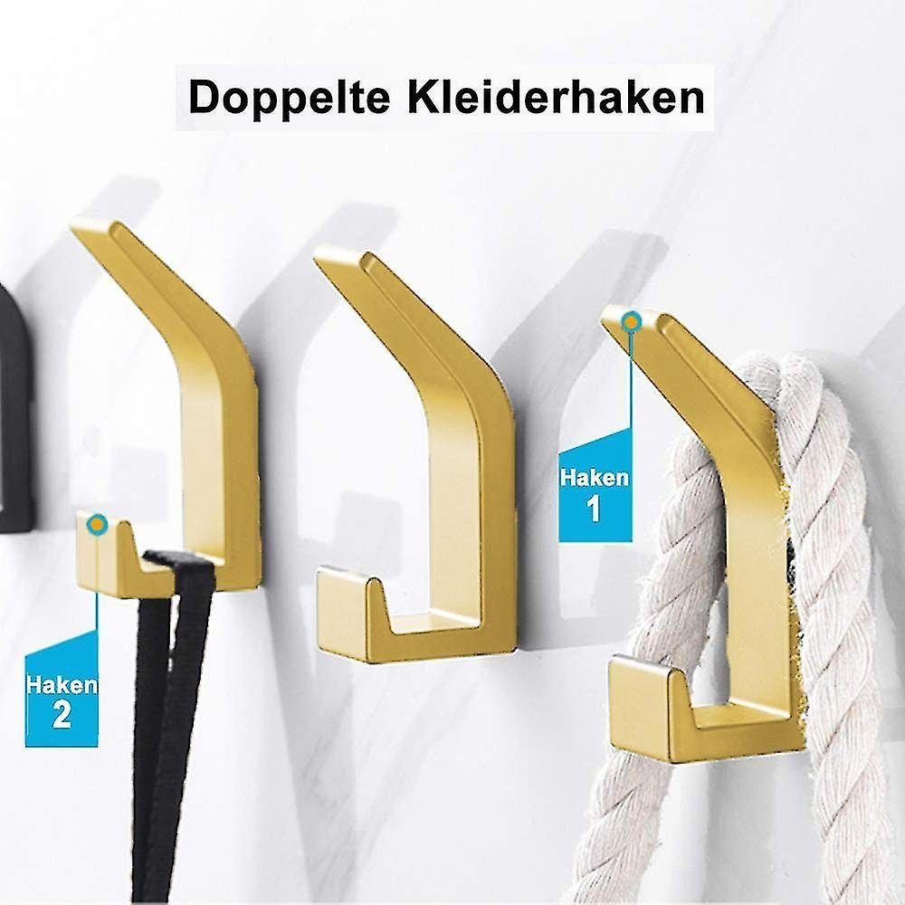 LENBEST Wandhaken Wandhaken Wandhalterung Klapphaken Garderobe Garderobenhaken, (5-St)
