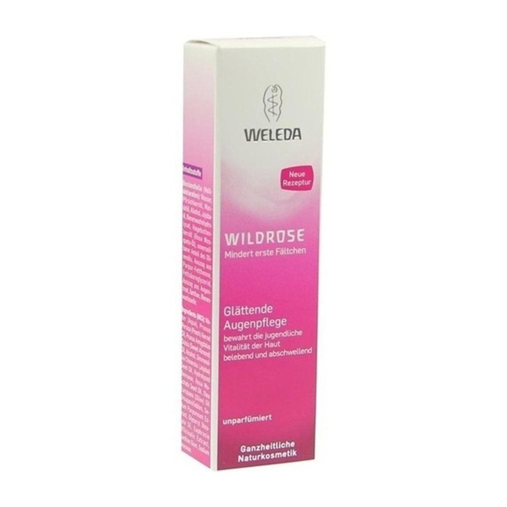WELEDA AG Augencreme WELEDA Wildrose glättende Augenpflege 10 ml, Anti-Falten, Augenpflege