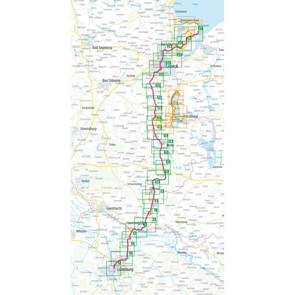 ALTE SALZSTRAßE 1 : 50 000 - Radwanderführer
