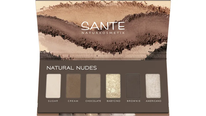 SANTE Eyeshadow Palette 6 g Natural Nudes