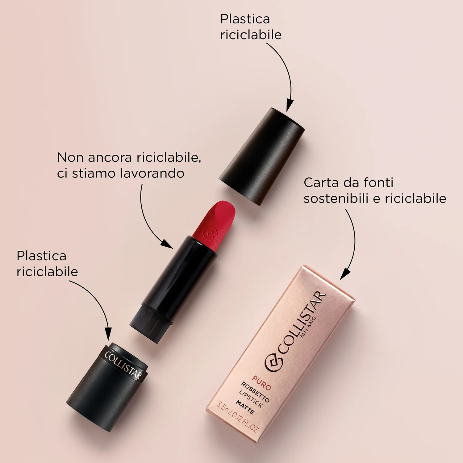 Lápiz labial mate Pure Lips - Lápiz labial mate, Lápiz labial