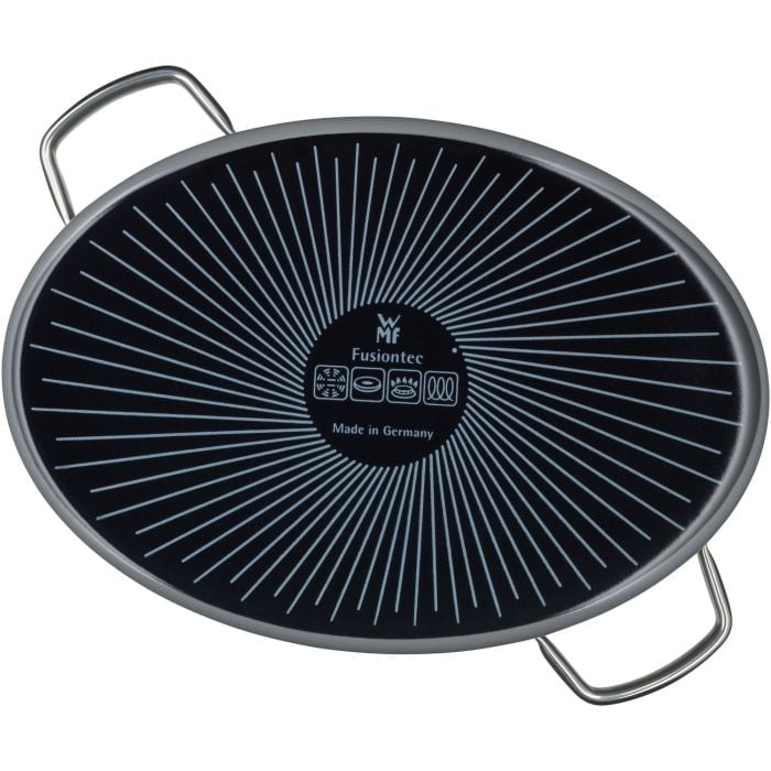Fusiontec Mineral Multi-BrÄter mit Edelstahldeckel, 38 cm, Platinum