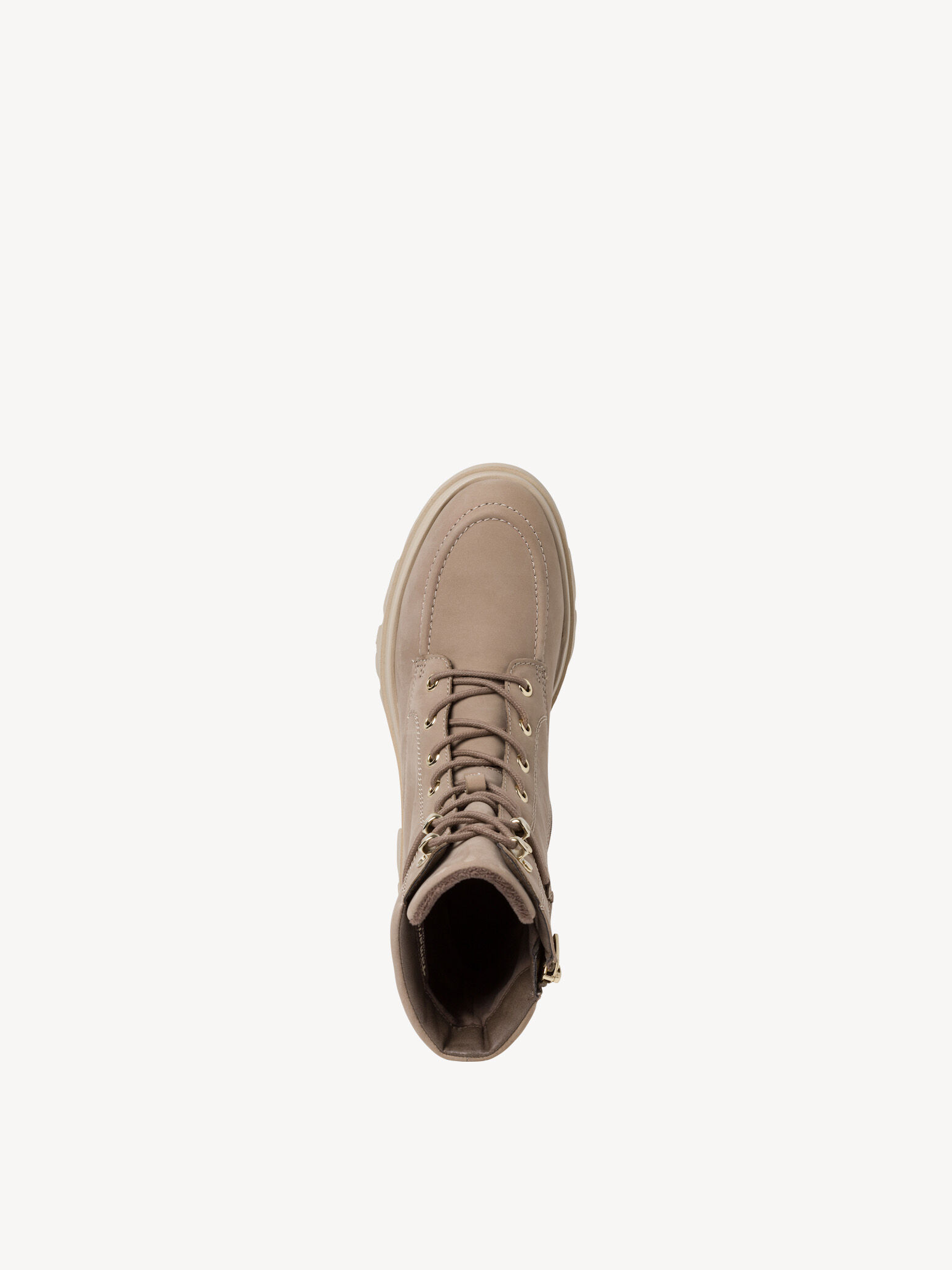 Bottine en cuir - marron