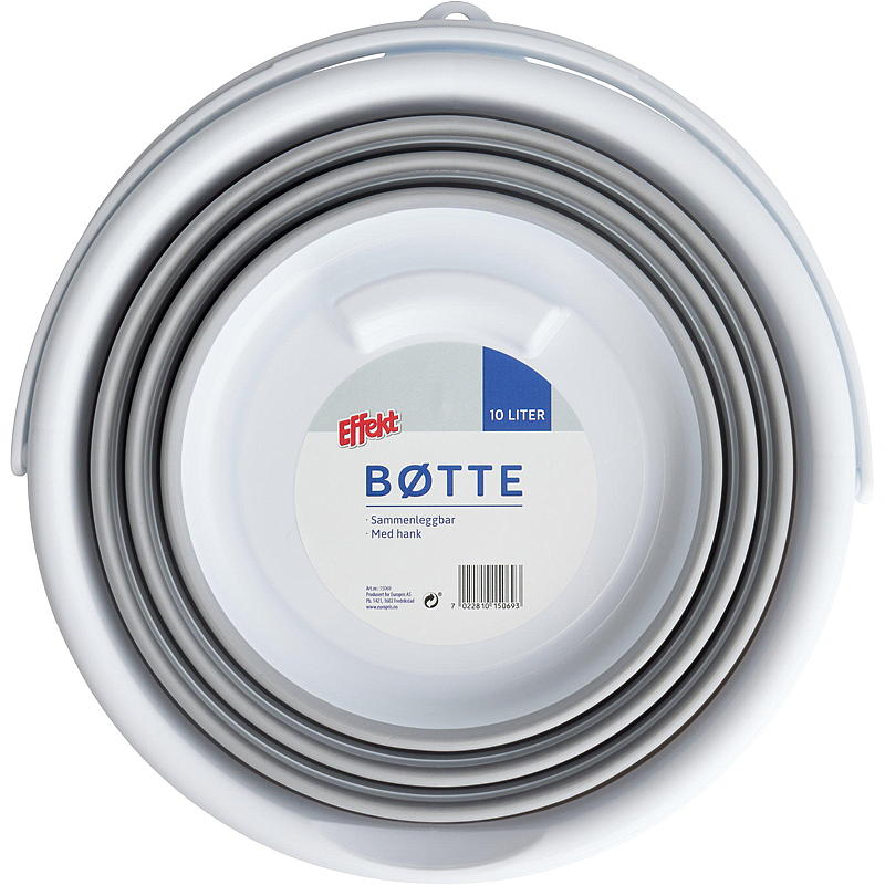 Effekt Bøtte 10 l, sammenleggbar, Effekt