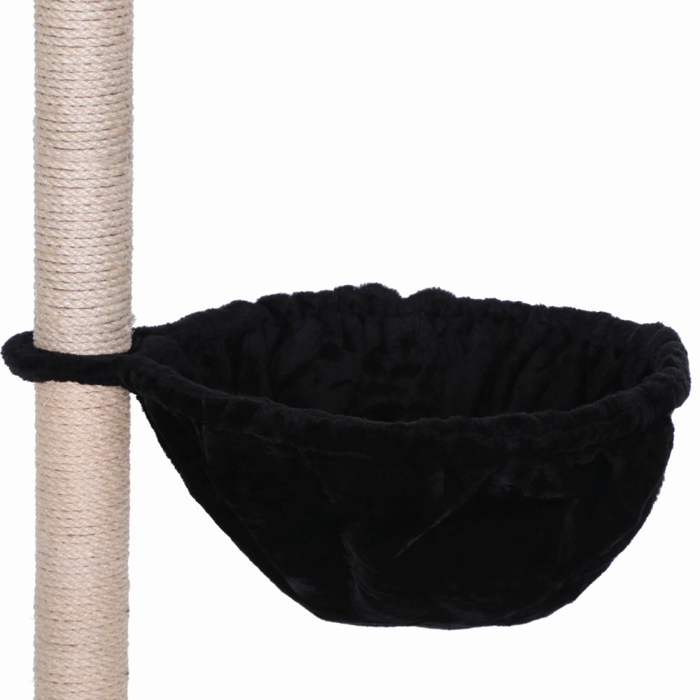 Lionto Kratzbäume Lionto Liegemulde für Kratzbäume - 25 cm Tiefe schwarz