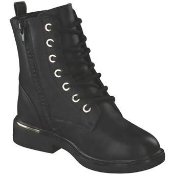 Claudia Ghizzani Schnür Boots in schwarz