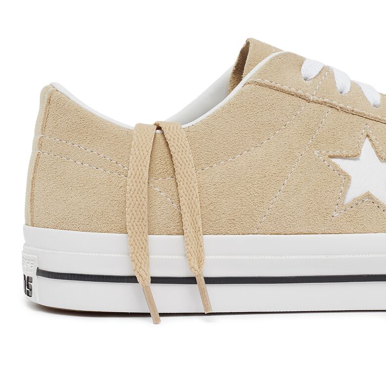 Converse One Star Pro Classic Suede oat milk/white/black