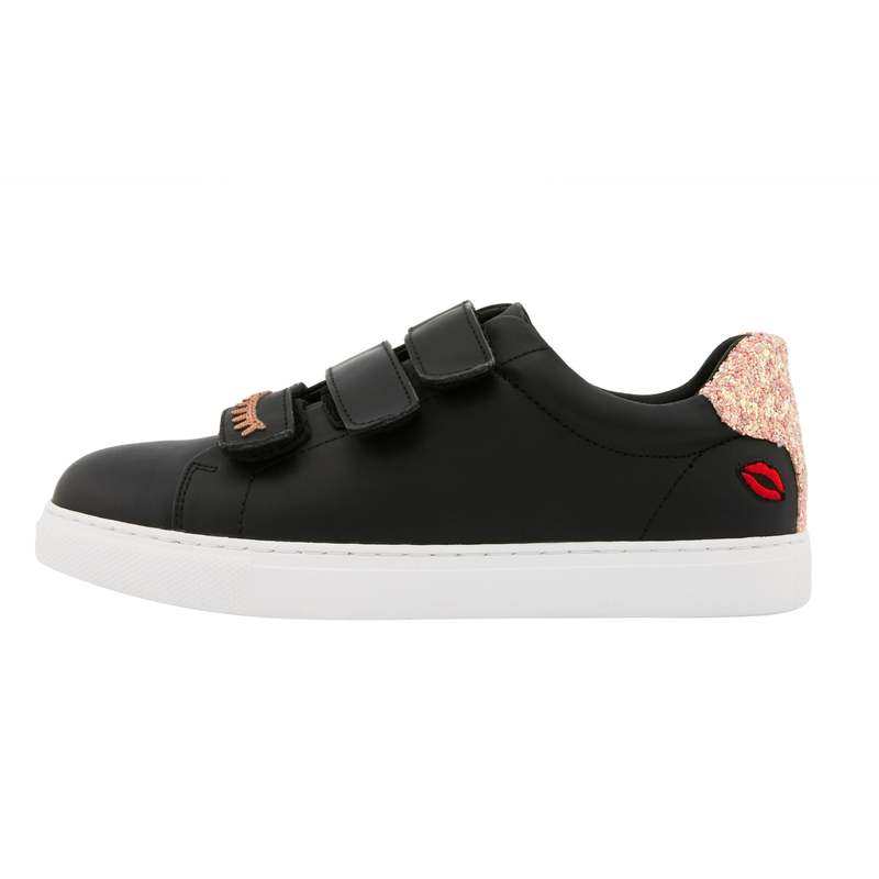 Baskets en cuir Edith dreamer noir