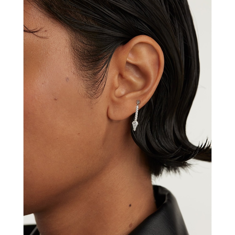 P D Paola Boucle d'oreille unique 925 Argent Boucles d'oreilles