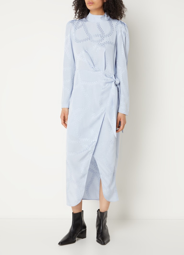 Vestido midi Kasera de HUGO BOSS con detalle anudado