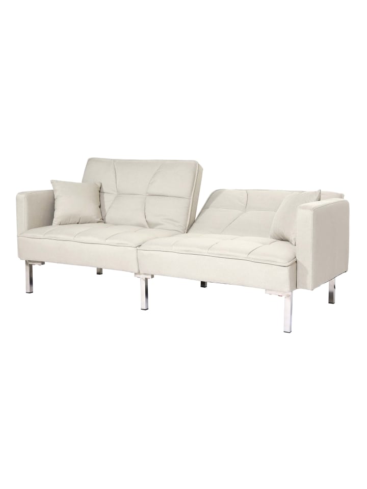MCW Schlafsofa K65, Stoff/Textil creme-beige günstig kaufen onesize