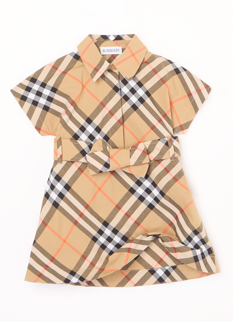 Rochie-tunică Burberry Giulietta din amestec de bumbac organic