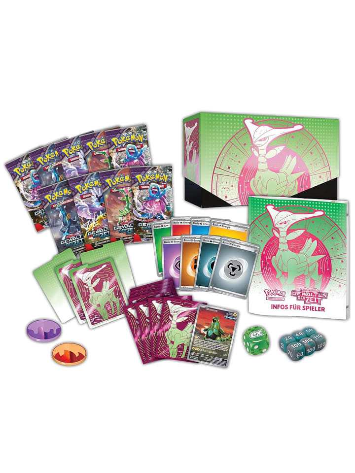 Pokémon Top-Trainer-Box Eisenblatt | Pokemon Sammel-Karten Kollektion deutsch günstig kaufen onesize