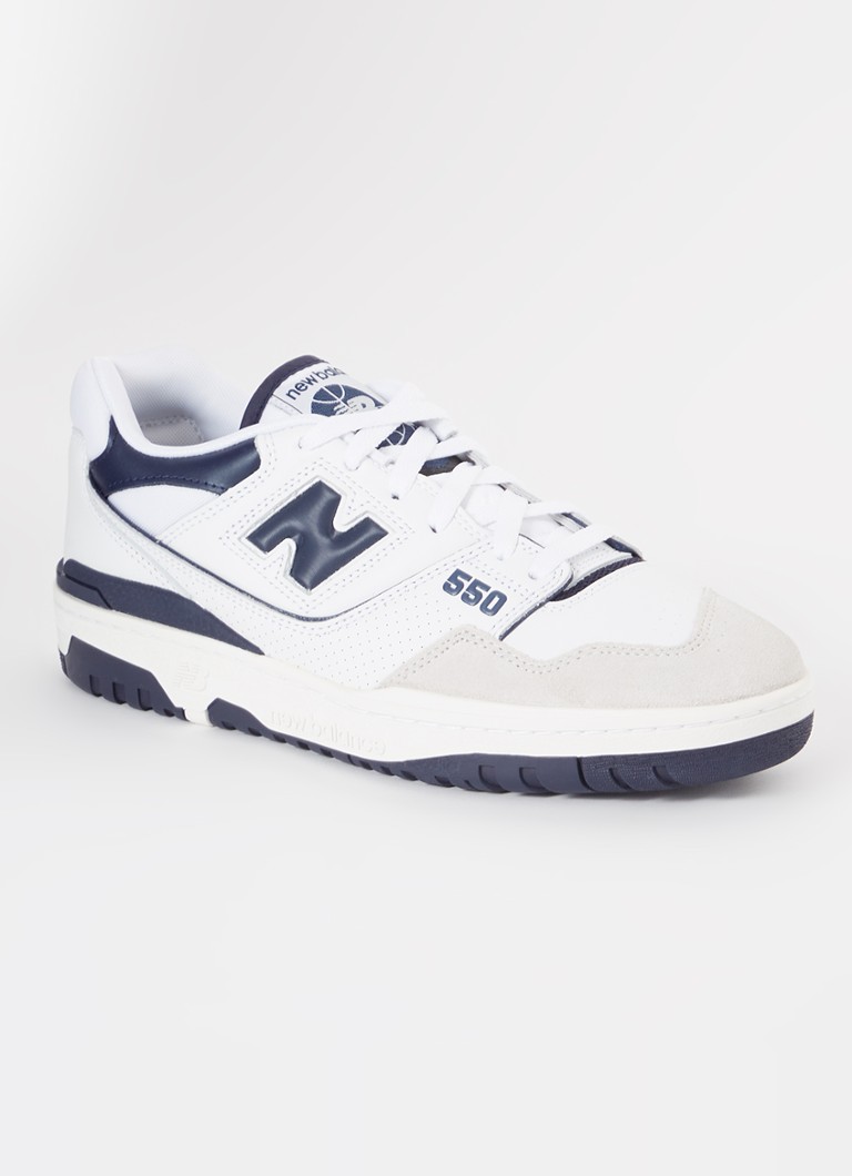 Teniși New Balance 550 cu detalii din piele întoarsă