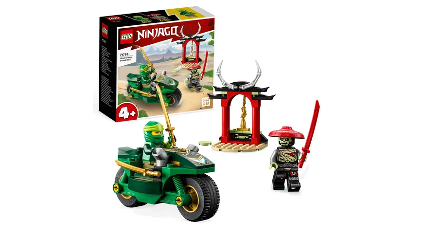 LEGO NINJAGO 71788 Lloyds Ninja-Motorrad Spielzeug für Kinder ab 4 Jahre