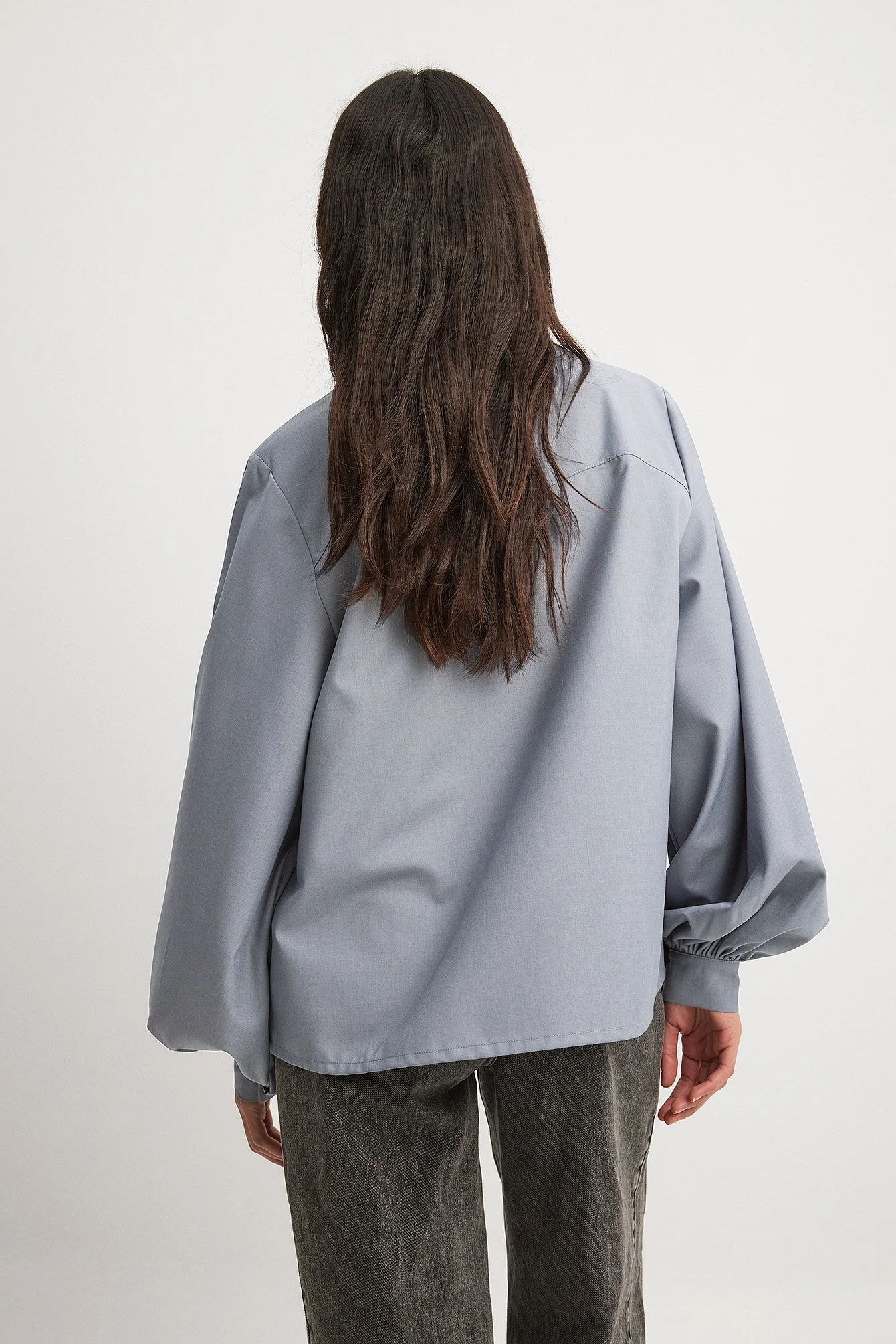 Bluse mit weiten Ärmeln