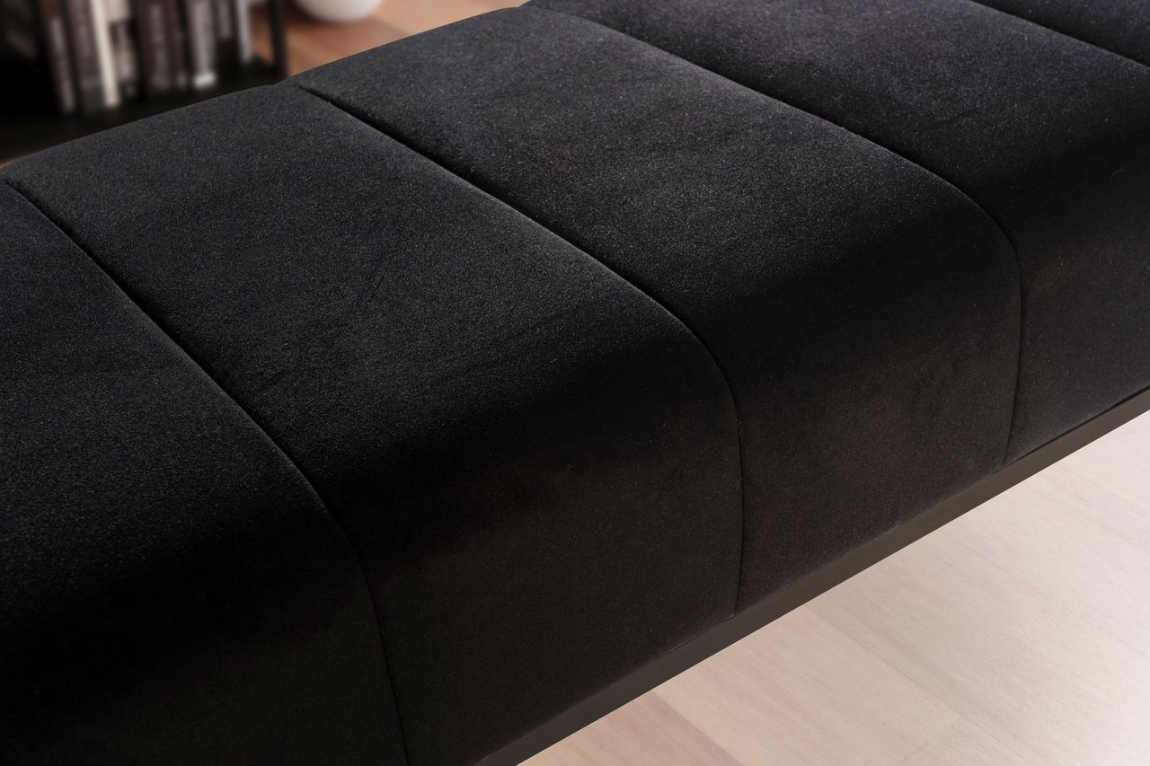 Wohnling Sitzbank Samt 108 cm