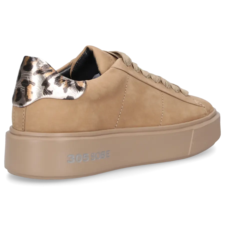 305 SOBE - Sneaker low GYM Nubukleder - beige