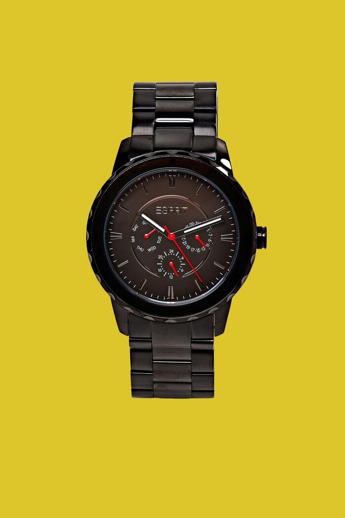 Edelstahl-Uhr mit Gliederarmband