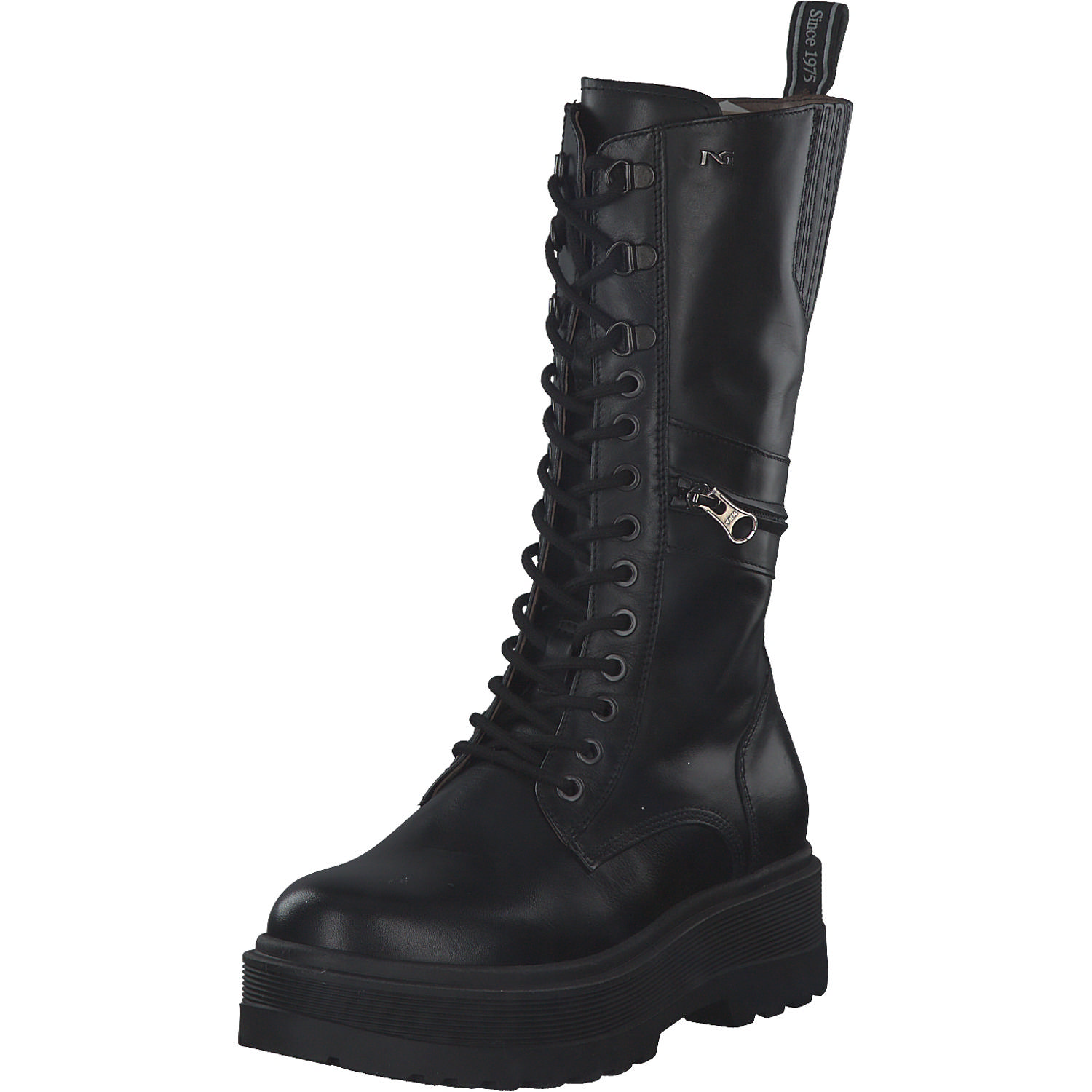 NeroGiardini I117147D, Schnürstiefeletten, Damen, Schwarz