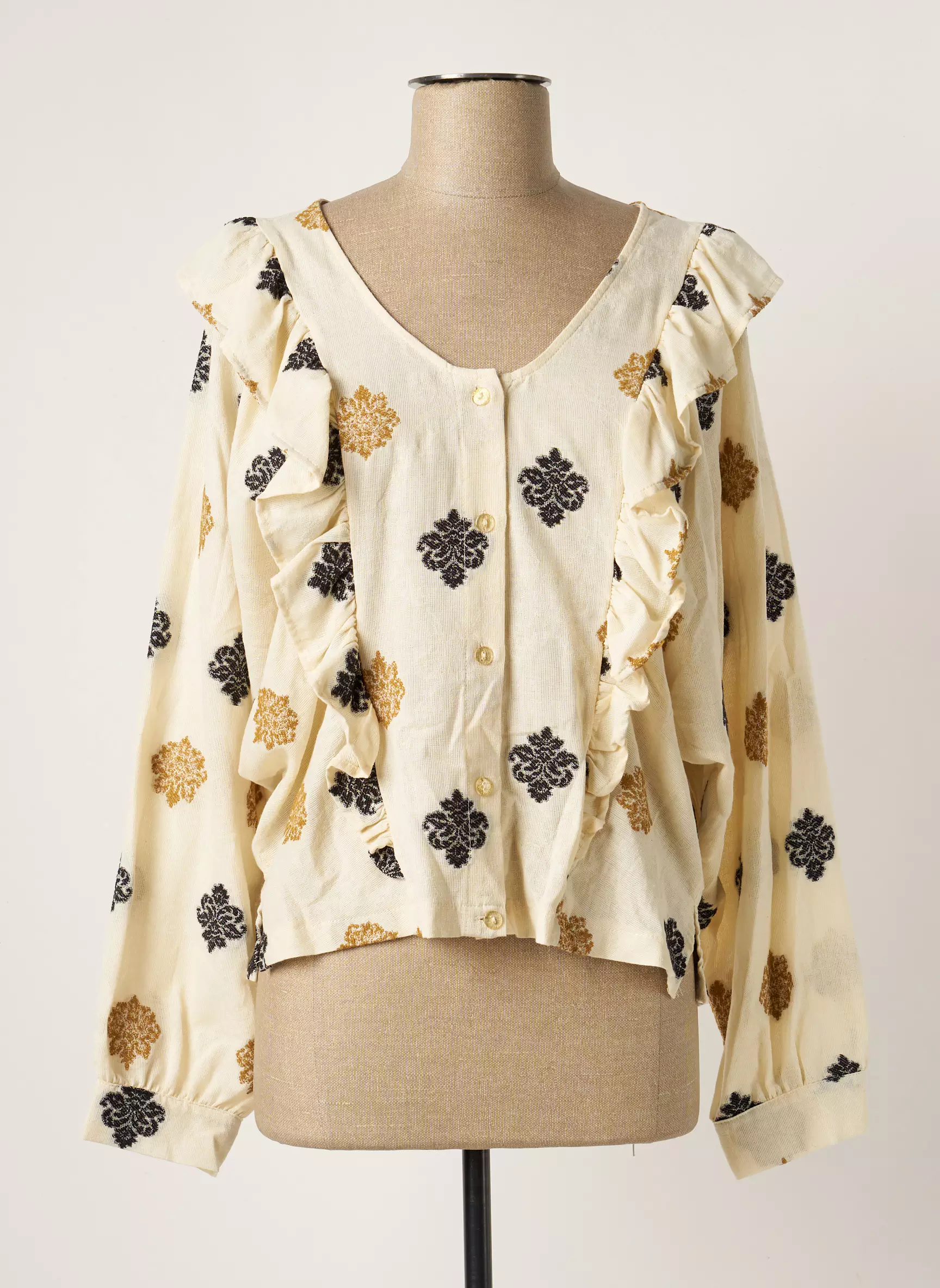 Imprevu Chemisiers Femme couleur beige