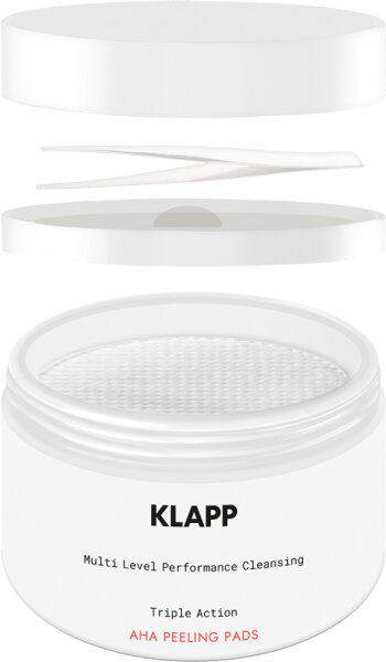 KLAPP Skin Care Science Triple Action AHA Peeling Pads 40 Stk. Gesichtspeeling