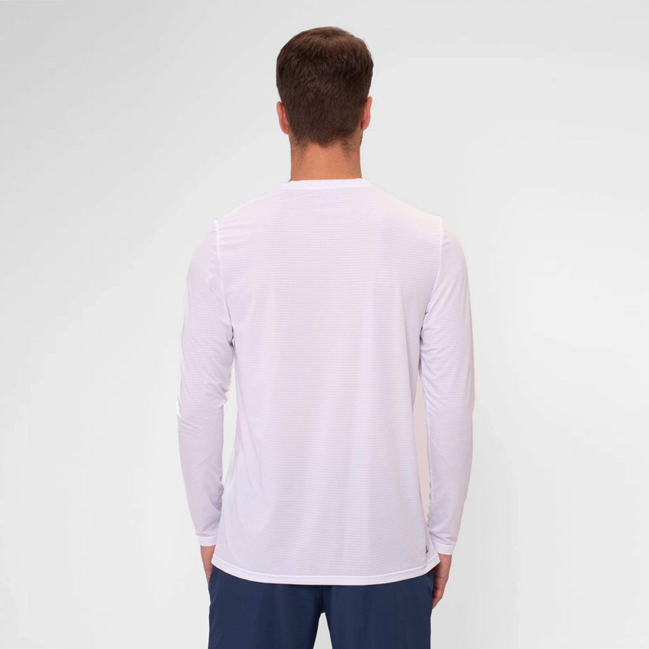 Crew Roundneck Longsleeve Herren - Weiß