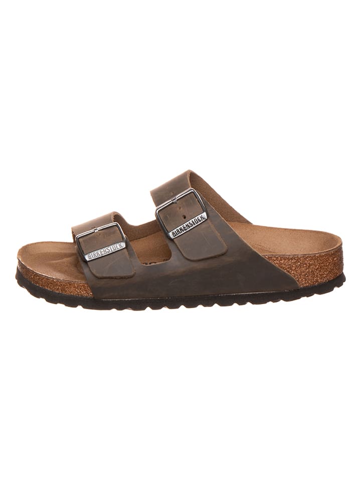 Birkenstock Leder-Pantoletten 