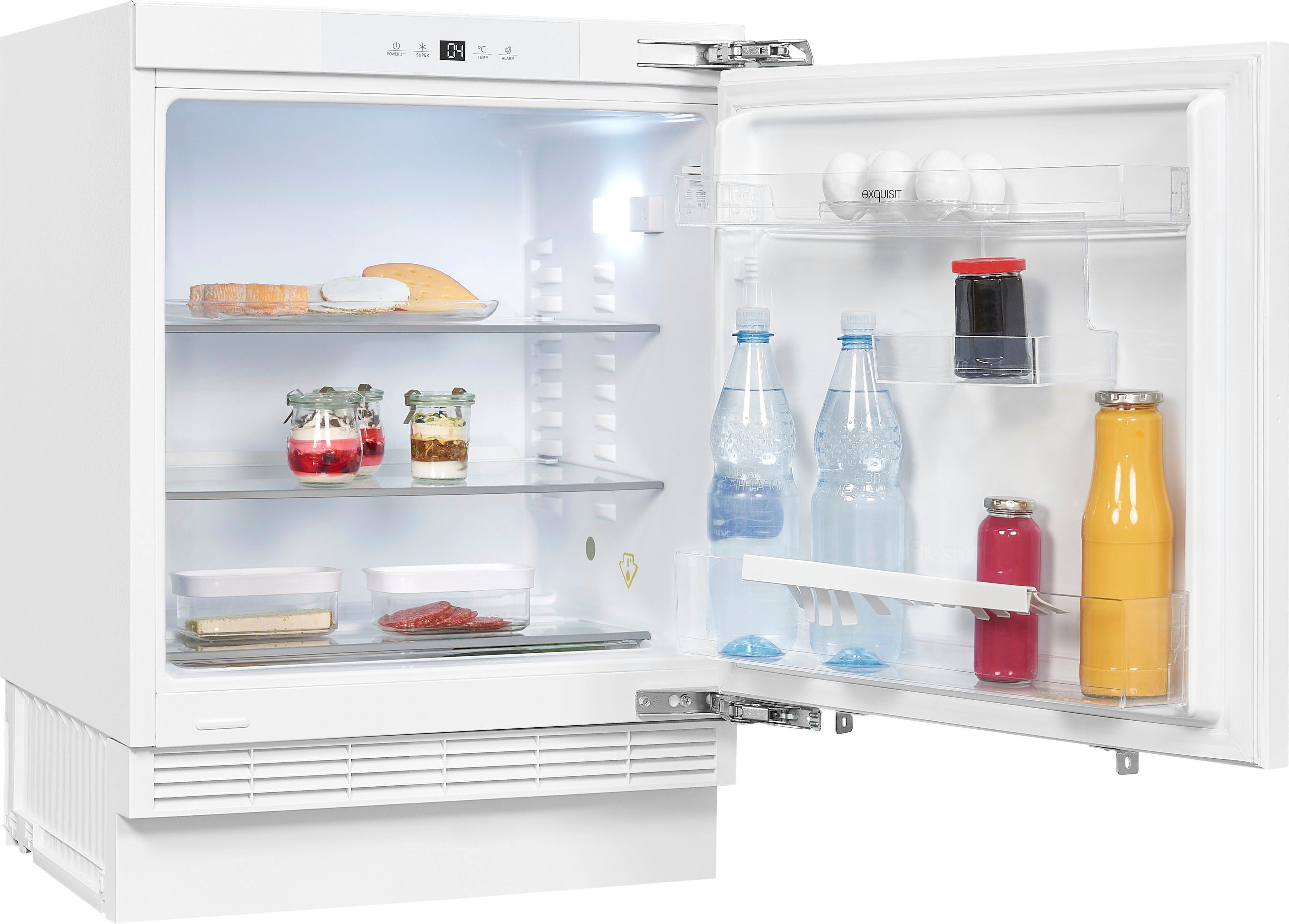 exquisit Einbaukühlschrank UKS140-V-FE-010D, 81,8 cm hoch, 59,5 cm breit