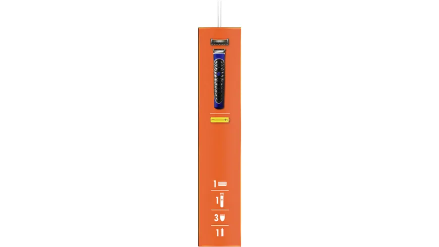 Gillette PROGLIDE Rasierer Styler mit 1 Klinge