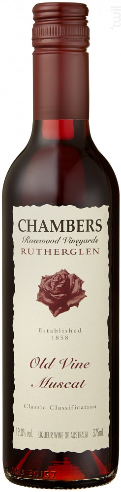 Old Vine Rutherglen - Muscat Chambers Rosewood Vin Blanc●Rutherglen Non millésimé 37.5cl