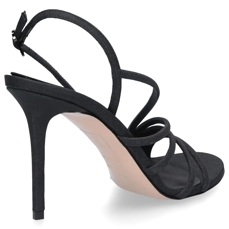 Le Silla - Sandalen SCARLET 85 Textil - schwarz