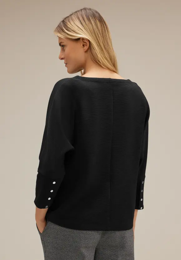 Street One Strukturshirt mit 3/4-Arm